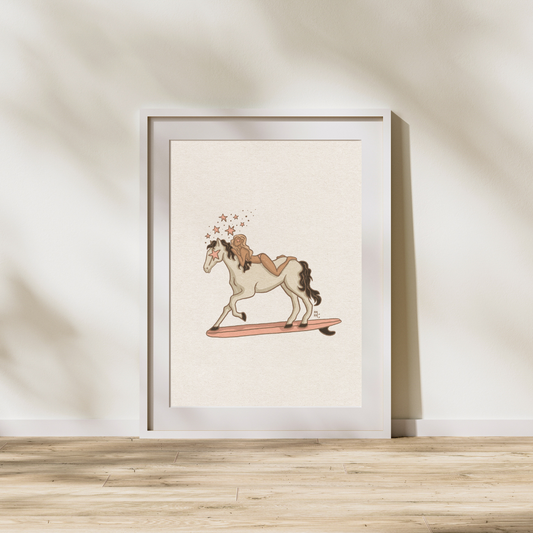 Oh Yea? Well my horse can surf...(plain)