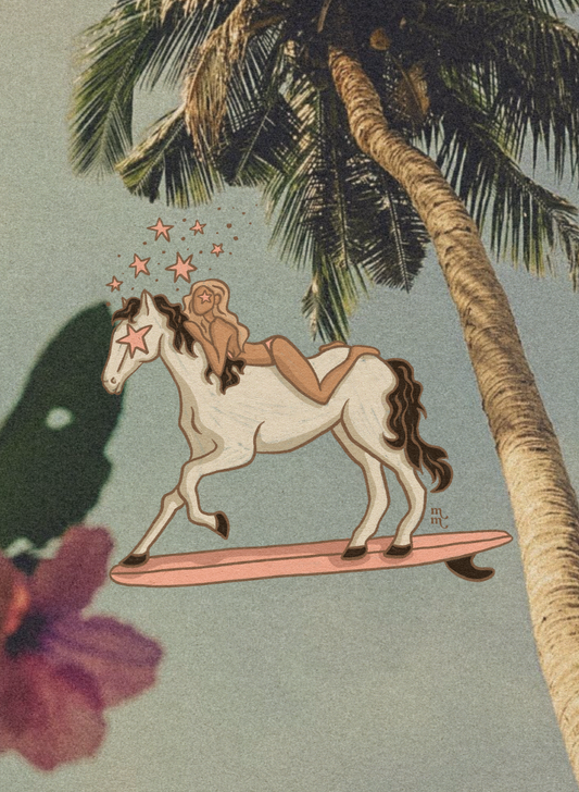 Oh Yea? Well my horse can surf...